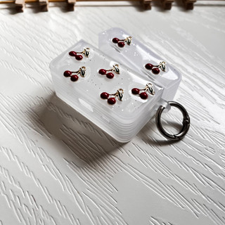 محافظ ایرپاد شفاف طرح چری گیلاس پینترستی فانتزی 🍒