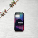 قاب گوشی آیفون ۱۳ پرومکس / iPhone 13 pro max طرح جنگل فارست Forest سبک نورث فیس North face لوکس لاکچری 🏕️