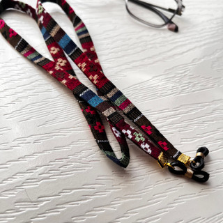 بند عینک طرح گلیمی اصیل بافت سنتی Glasses strap