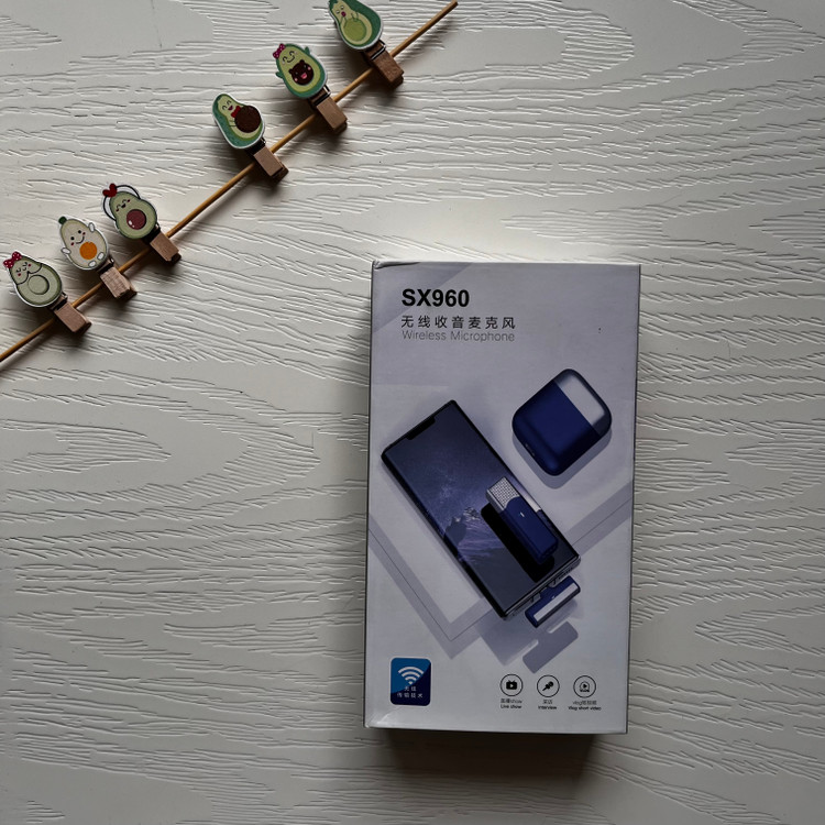 میکروفون یقه ای بیسیم مناسب گوشی های آیفون مدل SX960