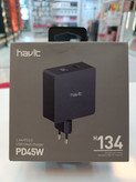 آداپتور اصلی برند هاویت havit دو پورت ، تایپ سی و usb