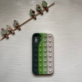 قاب سیلیکونی پاک کنی اورجینال پاپیت مدل آیفون ۱۱ فیجیت رنگین کمانی for IPhone 11