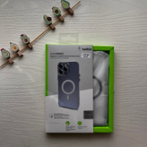قاب شفاف بلکین مگ سیف دار مدل ۱۶ پرو مکس مشکی | belkin magsafe for iPhone 16 pro max
