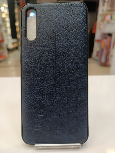 قاب طرح چرمی بیسوس سامسونگ مدل A50 A30s سورمه ای