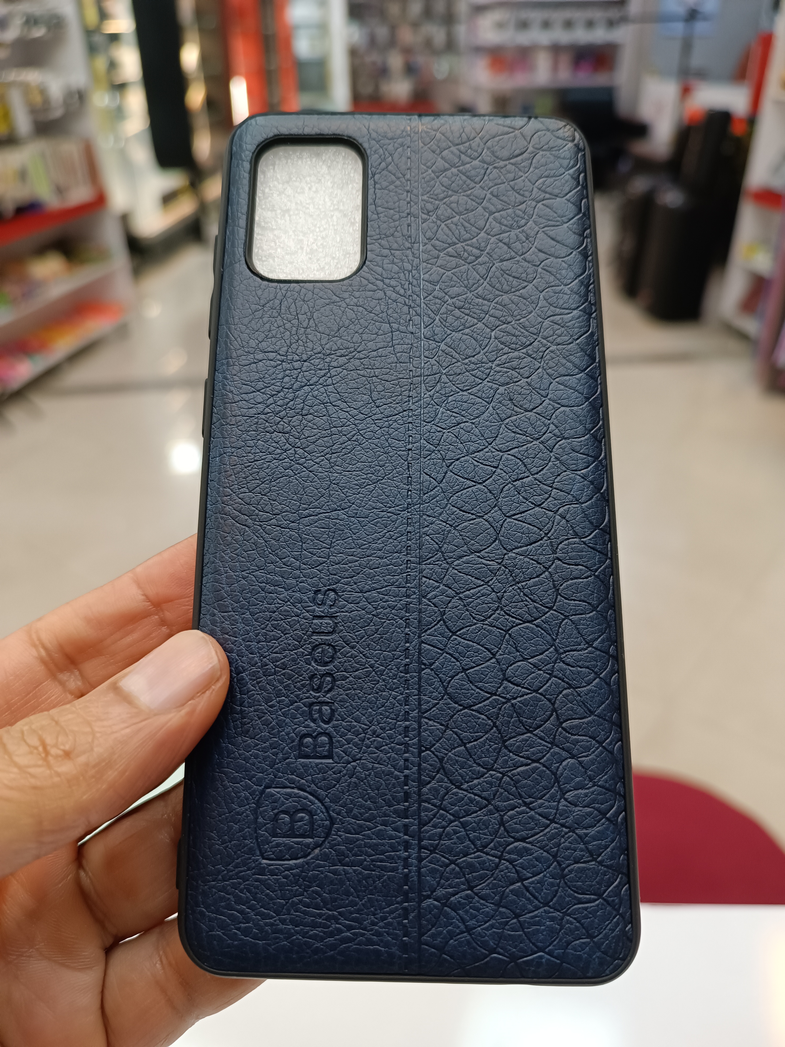 قاب طرح چرمی بیسوس سامسونگ مدل A31