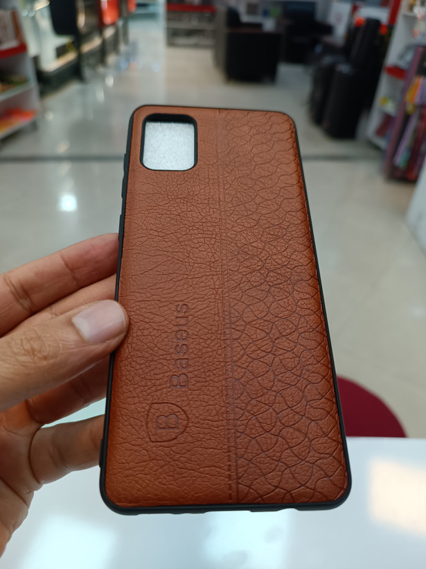 قاب طرح چرمی بیسوس سامسونگ مدل A31