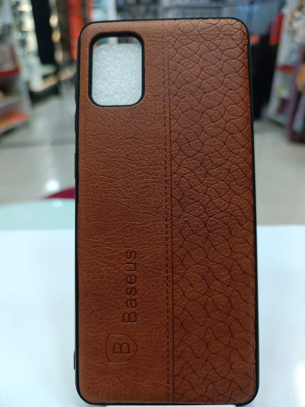 قاب طرح چرمی بیسوس سامسونگ مدل A31