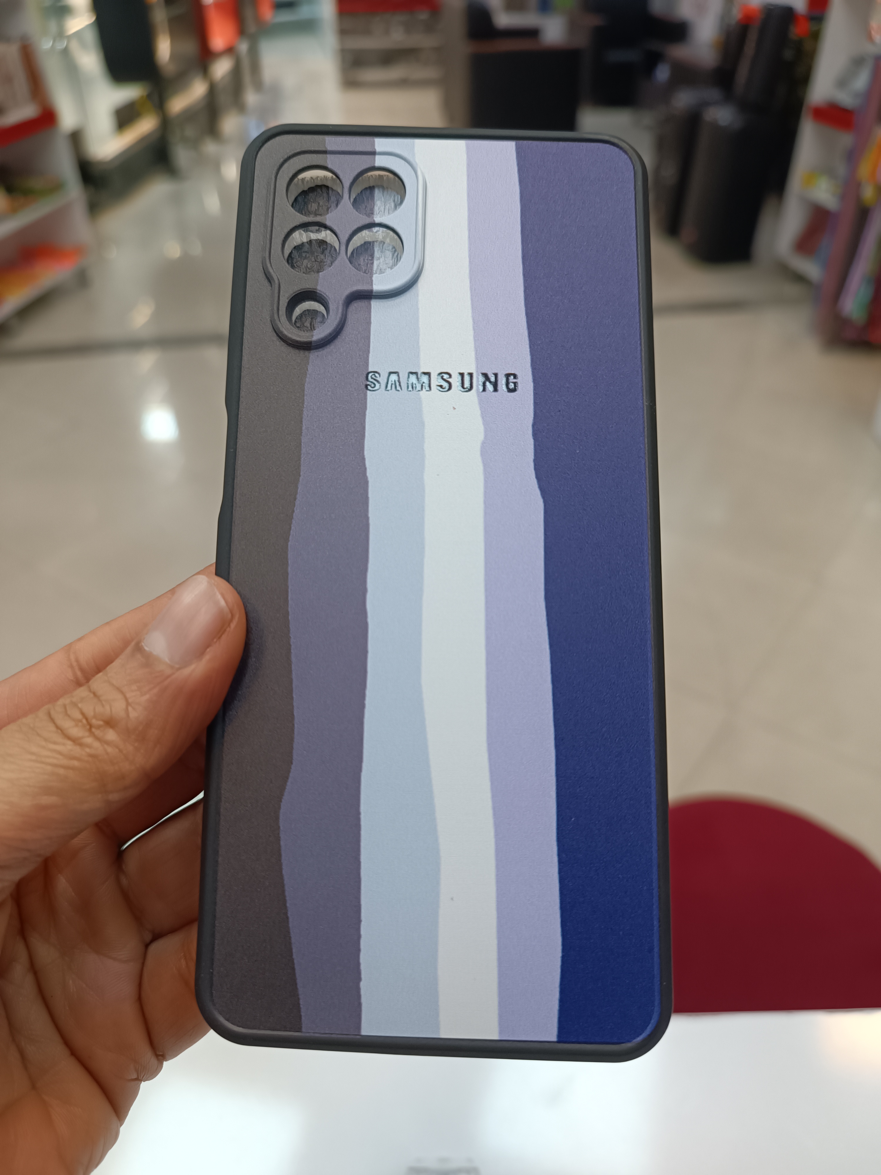 قاب تمام ژله‌ای رنگین کمانی سامسونگ مدل A22/4G