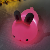 چراغ خواب طرح خرگوش بانی پینترستی سیلیکونی لمسی رومیزی شارژی فانتزی کودکانه lamp Silicone Night Light USB Rechargeable