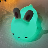 چراغ خواب طرح خرگوش بانی پینترستی سیلیکونی لمسی رومیزی شارژی فانتزی کودکانه lamp Silicone Night Light USB Rechargeable
