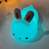 چراغ خواب طرح خرگوش بانی پینترستی سیلیکونی لمسی رومیزی شارژی فانتزی کودکانه lamp Silicone Night Light USB Rechargeable