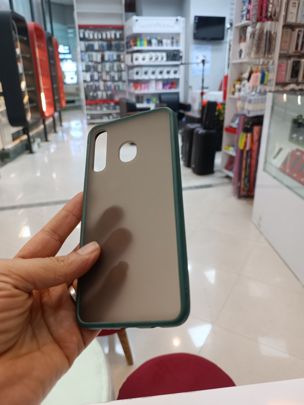 قاب دور سیلیکون پشت مات سامسونگ A20 A30