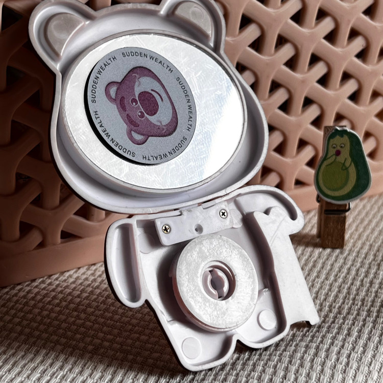 پاپ سوکت استندشو فانتزی آیینه ای طرح خرس مهربون