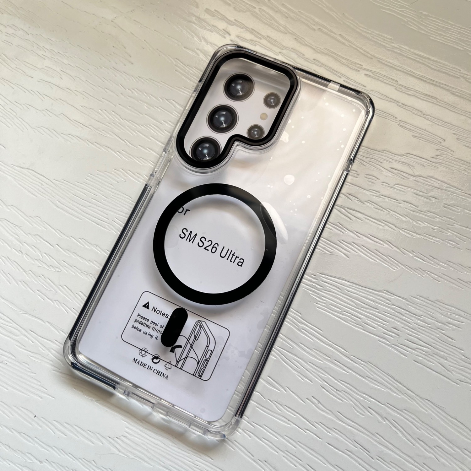قاب شفاف پشت طلق مک سیف فعال سامسونگ مدل S26 ultra