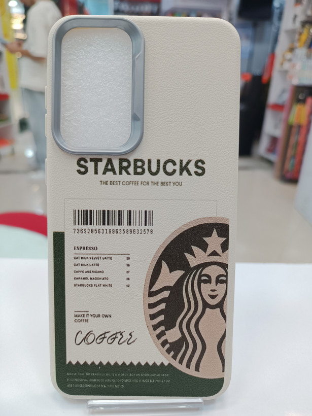 قاب تمام ژلهای پینترستی طرح Starbucks سامسونگ مدل A36 / A56 لاکچری لوکس