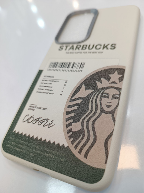 قاب تمام ژلهای پینترستی طرح Starbucks سامسونگ مدل A36 / A56 لاکچری لوکس