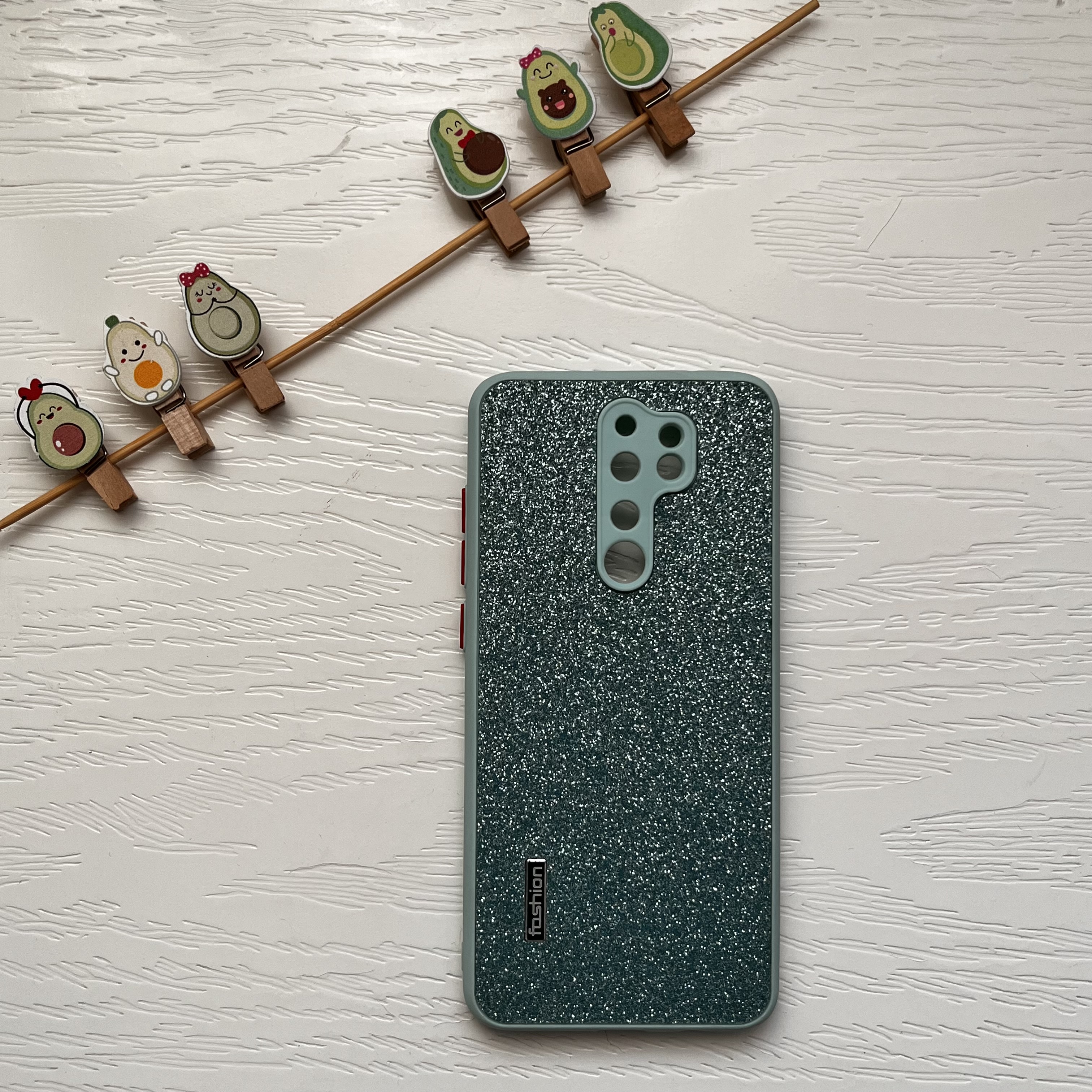 قاب موبایل شیائومی مدل ردمی نوت ۸ پرو شیک و لوکس طرح شاینی سبز / Redmi note 8 pro