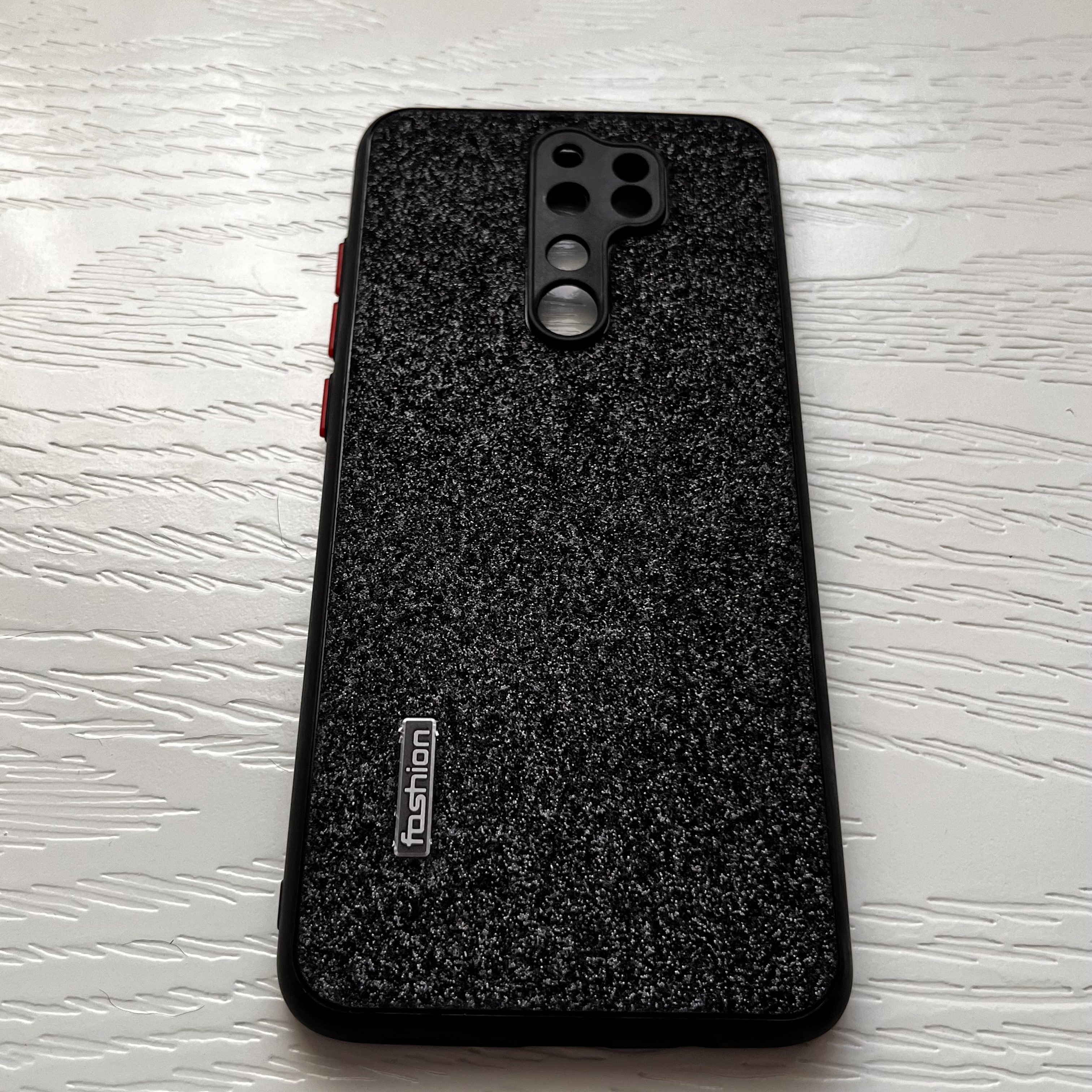قاب موبایل شیائومی مدل ردمی نوت ۸ پرو شیک و لوکس طرح شاینی مشکی / Redmi note 8 pro