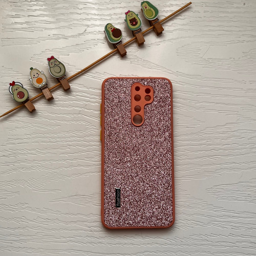 قاب موبایل شیائومی مدل ردمی نوت ۸ پرو شیک و لوکس طرح شاینی صورتی / Redmi note 8 pro