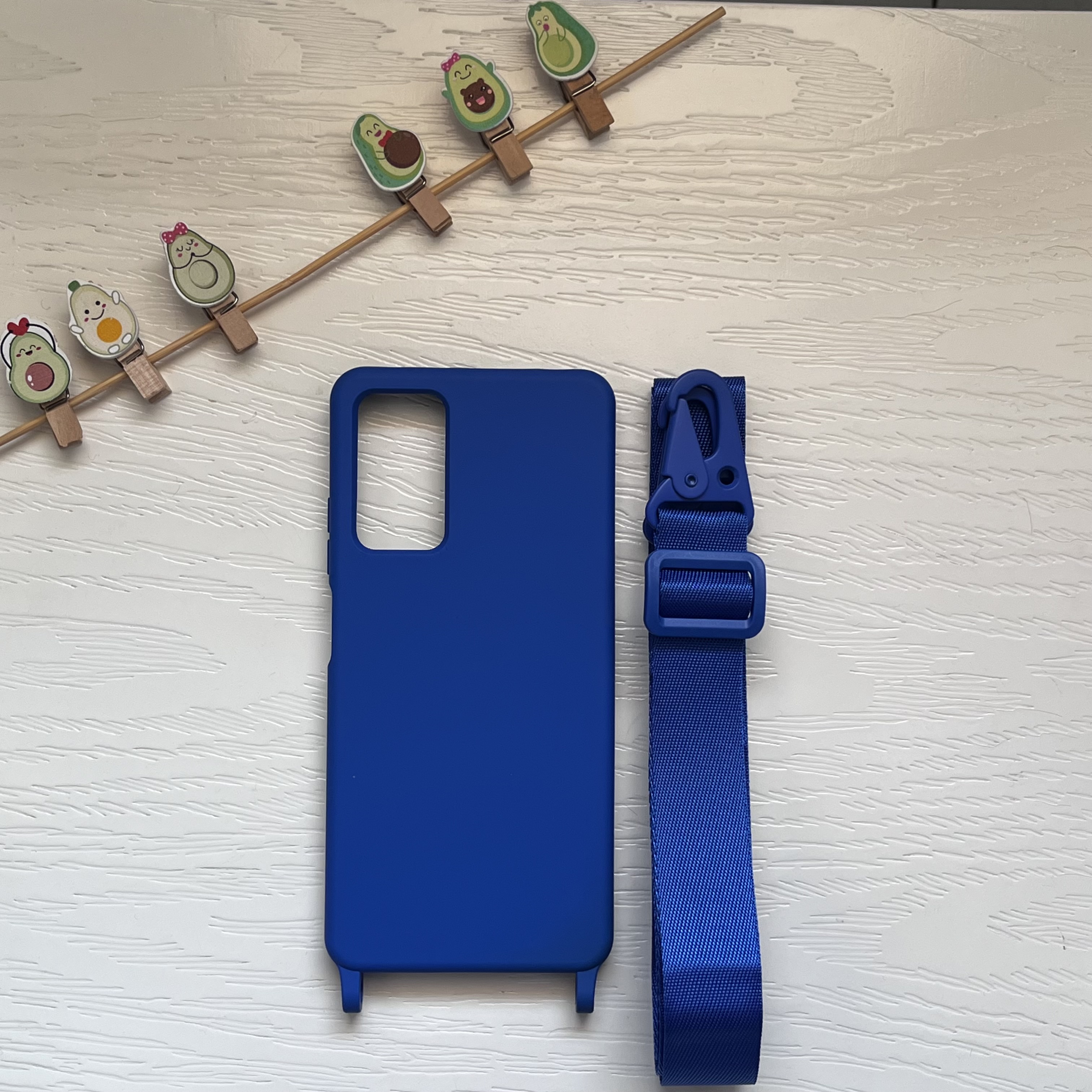 قاب سیلیکونی شیائومی بند دار مدل ردمی نوت ۱۲ پرو - آبی لوکس و شیک / cover silicone redmi note 12 pro