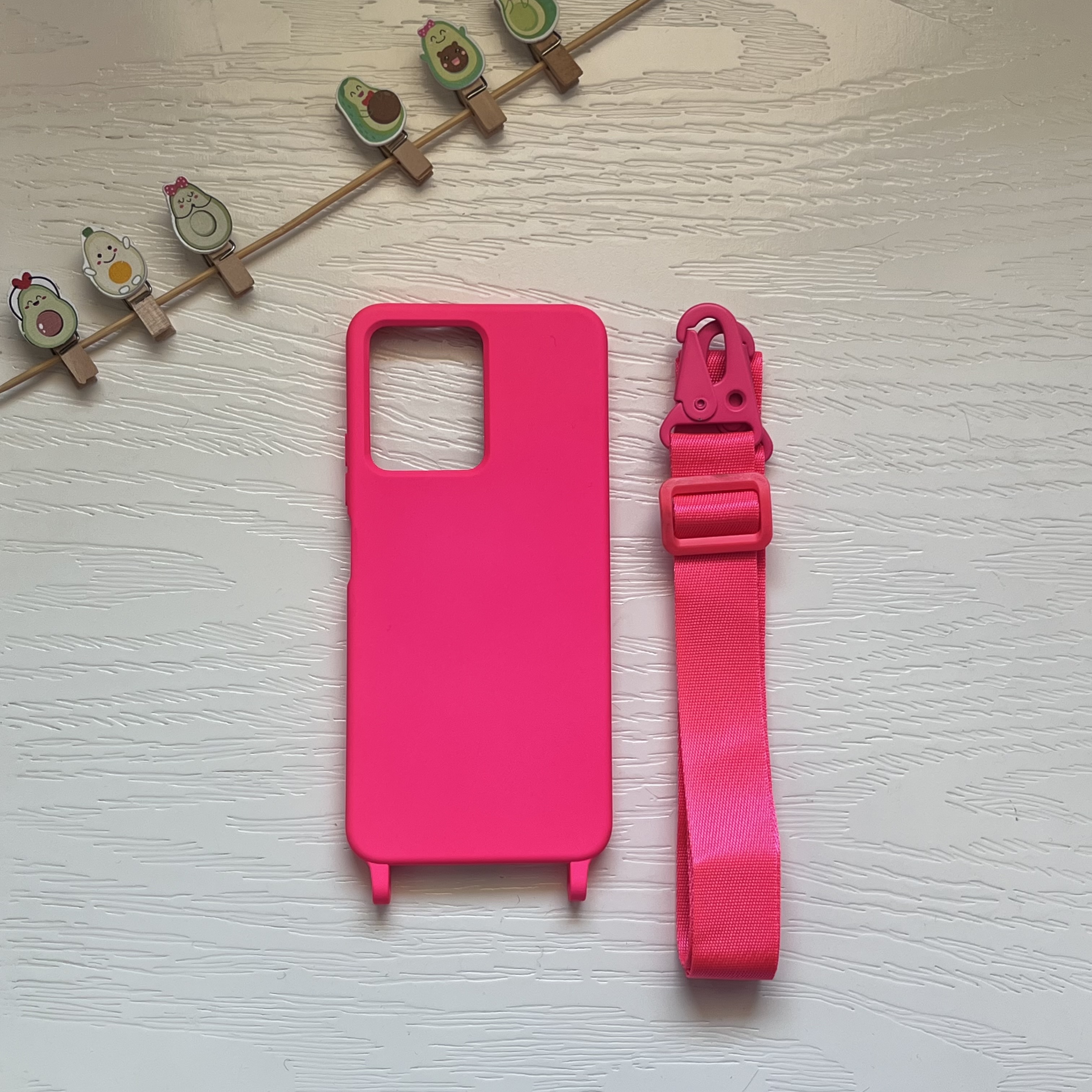 قاب سیلیکونی شیائومی بند دار مدل ردمی نوت ۱۲ - صورتی لوکس و شیک / cover silicone redmi note 12
