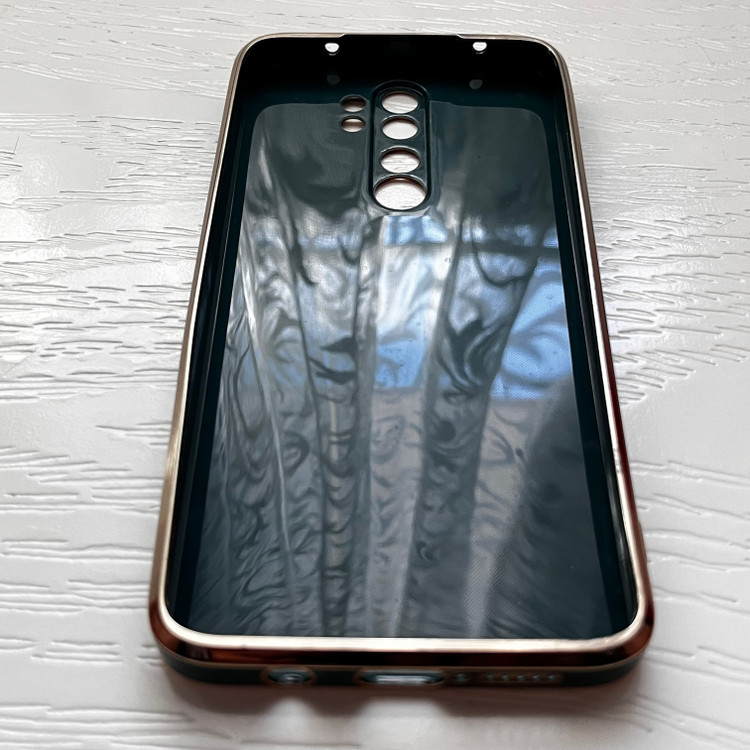 قاب ژله ای شیائومی مدل نوت ۸ پرو - سبز طلایی لوکس و شیک / cover note 8 pro