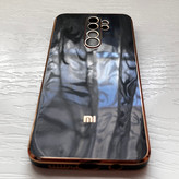 قاب ژله ای شیائومی مدل نوت ۸ پرو - مشکی طلایی لوکس و شیک / cover note 8 pro