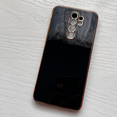 قاب ژله ای شیائومی مدل نوت ۸ پرو - مشکی طلایی لوکس و شیک / cover note 8 pro