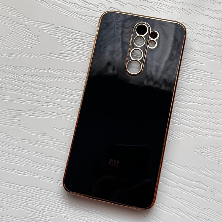 قاب ژله ای شیائومی مدل نوت ۸ پرو - مشکی طلایی لوکس و شیک / cover note 8 pro