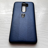 قاب طرح چرم شیائومی مدل نوت ۸ پرو - سورمه ای لوکس و شیک / cover note 8 pro
