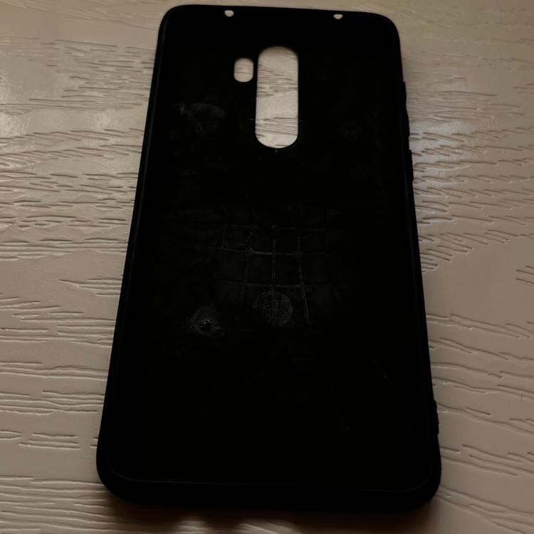 قاب طرح چرم شیائومی مدل نوت ۸ پرو - سورمه ای لوکس و شیک / cover note 8 pro