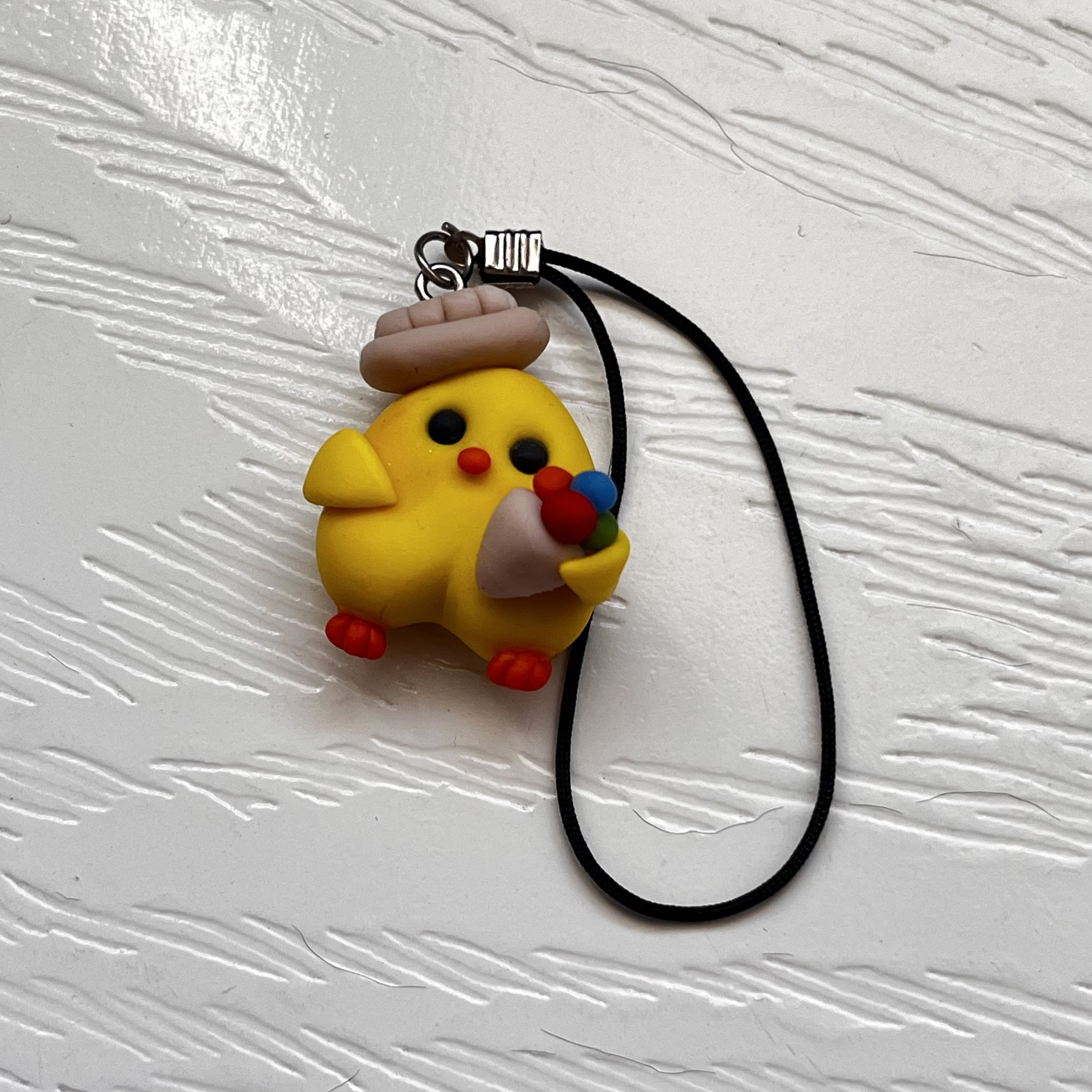 آویز موبایل و آویز فلش طرح جوجه پینترستی کارتونی جیک و جیکو فانتزی عروسکی Mobile & flash pendant ✨