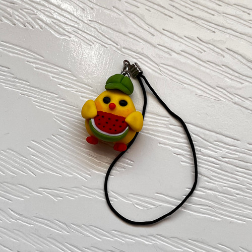 آویز موبایل و آویز فلش طرح جوجه پینترستی کارتونی جیک و جیکو فانتزی عروسکی Mobile & flash pendant ✨