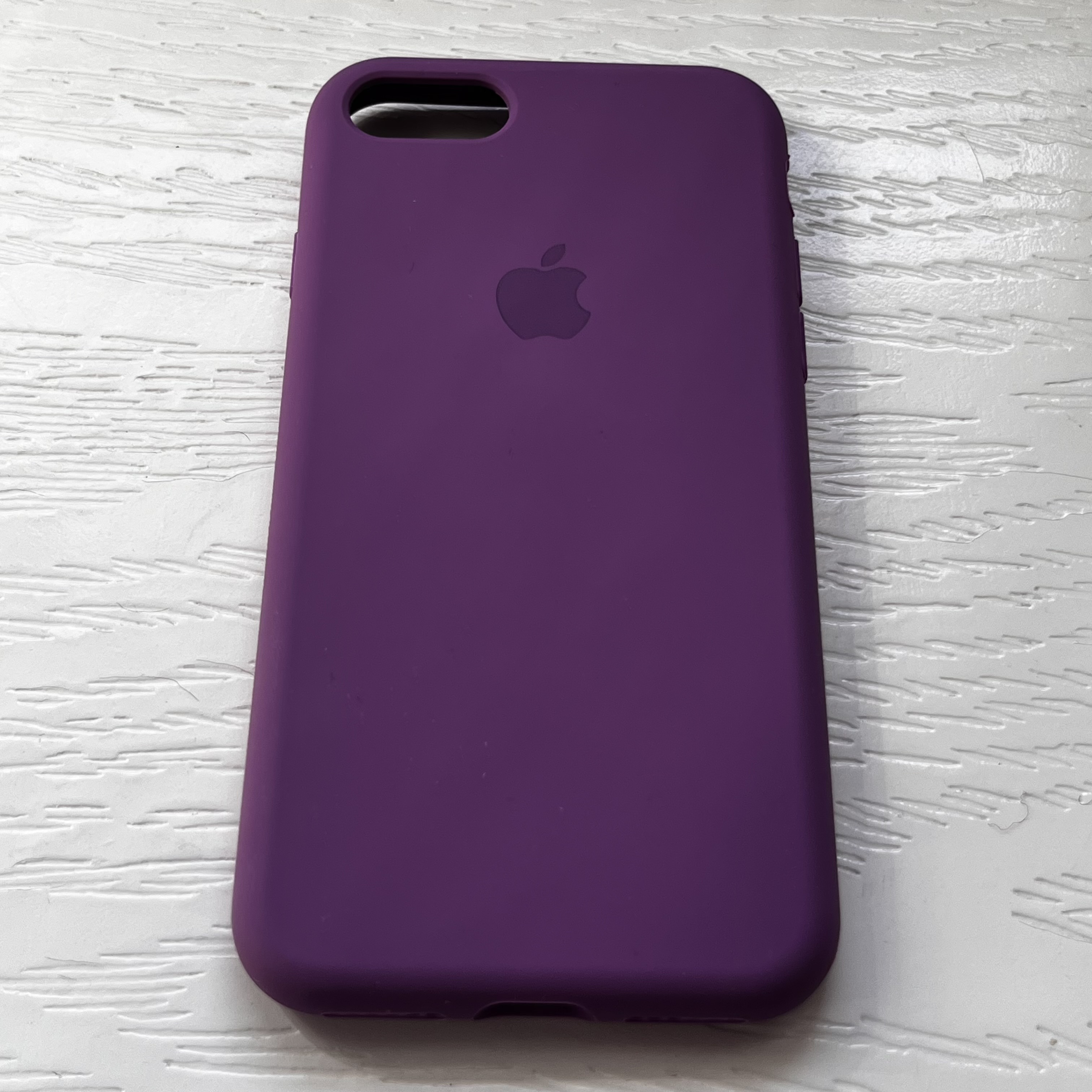 قاب گوشی سیلیکونی پاک کنی آیفون 7 داخل مخمل - بنفش یاسی / cover silicone for IP 7