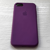 قاب گوشی سیلیکونی پاک کنی آیفون 7 داخل مخمل - بنفش یاسی / cover silicone for IP 7