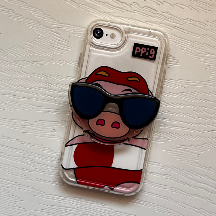 قاب گوشی آیفون ۷ و آیفون ۸ همراه با پاپ سوکت - لوکس و شیک / cover for IP 7 & 8