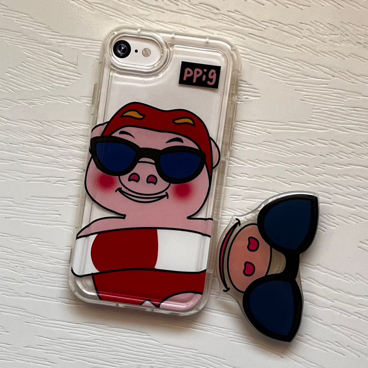 قاب گوشی آیفون ۷ و آیفون ۸ همراه با پاپ سوکت - لوکس و شیک / cover for IP 7 & 8