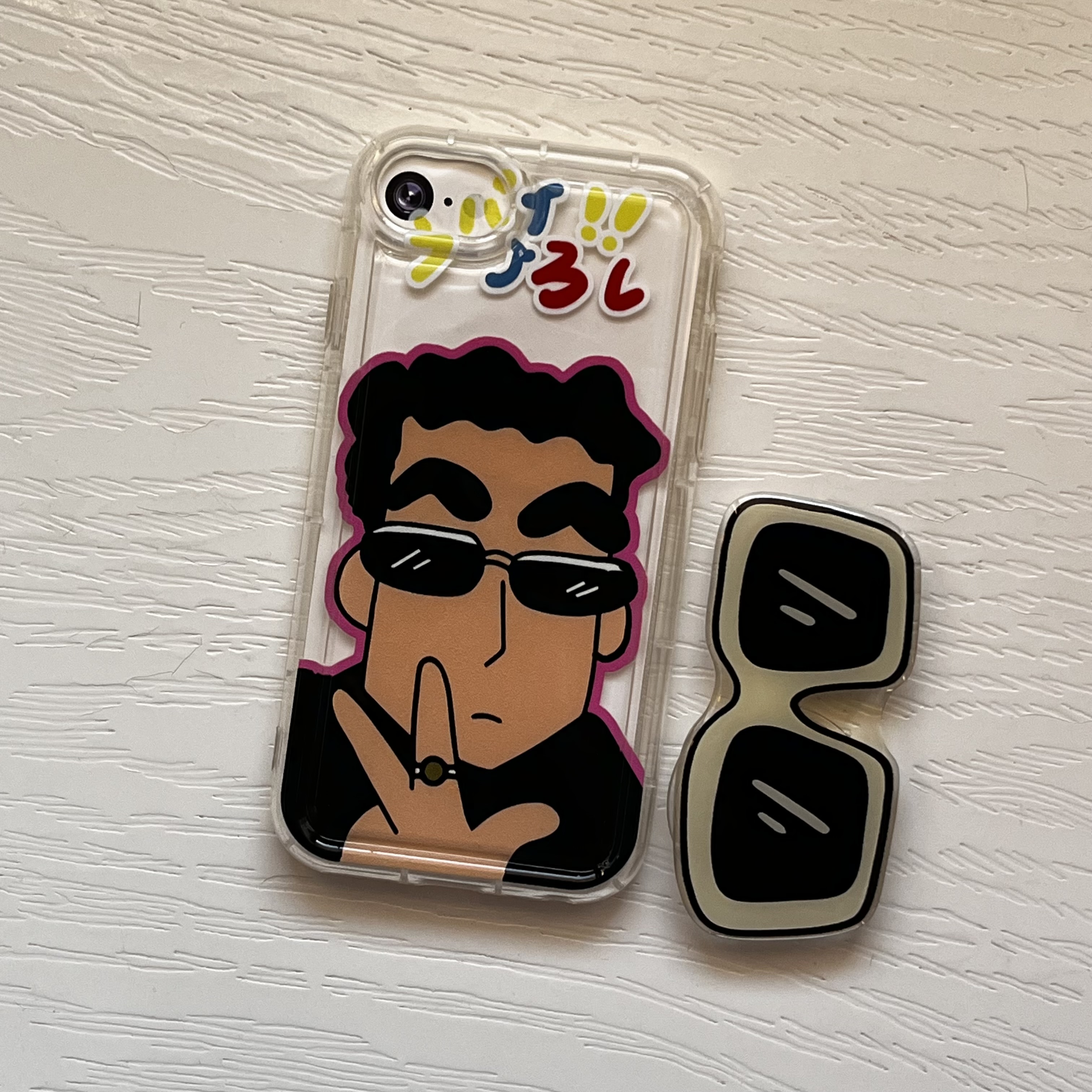 قاب گوشی آیفون ۷ و آیفون ۸ همراه با پاپ سوکت - لوکس و شیک / cover for IP 7 & 8