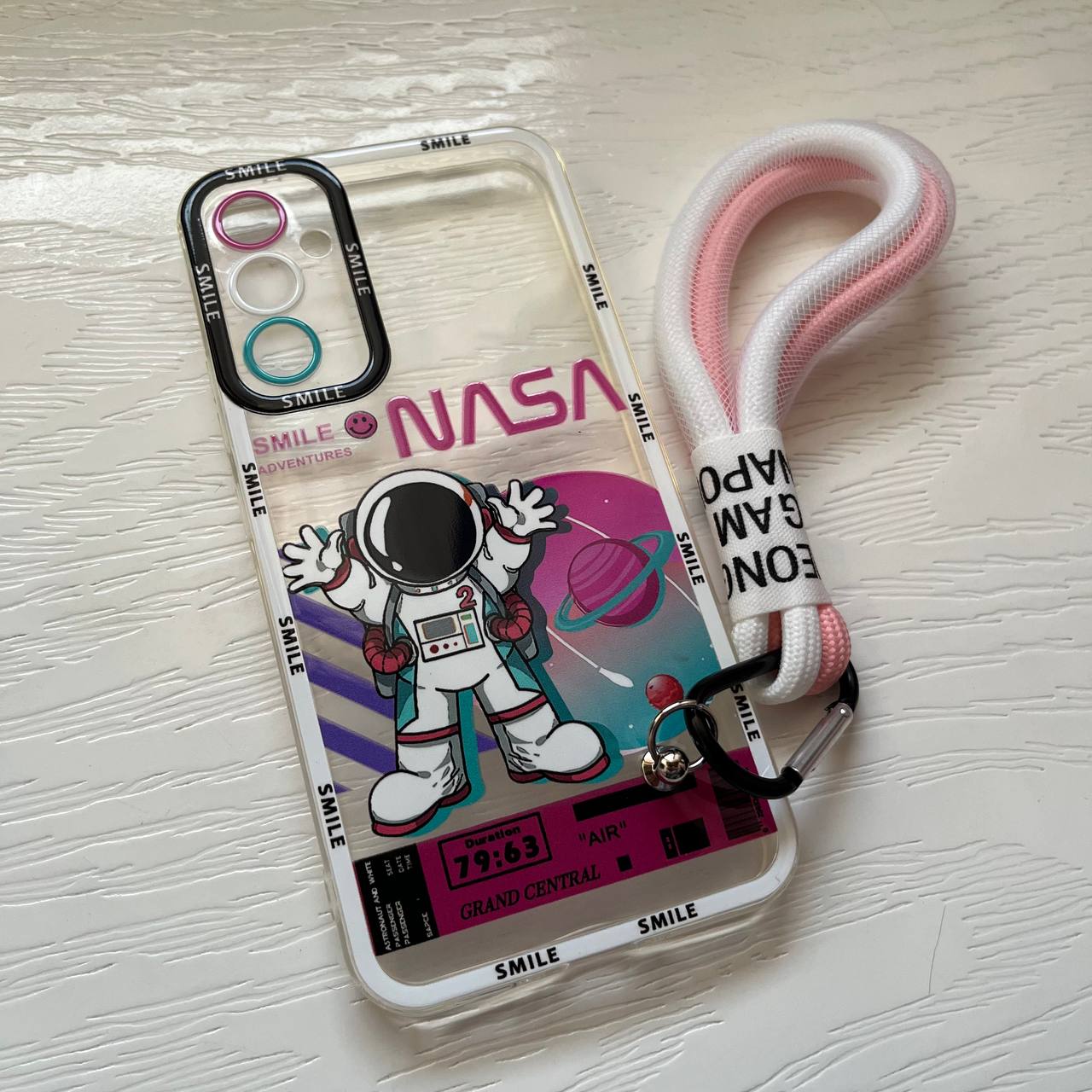 قاب گوشی سامسونگ A34 - شیک و لوکس - به همراه بند مچی