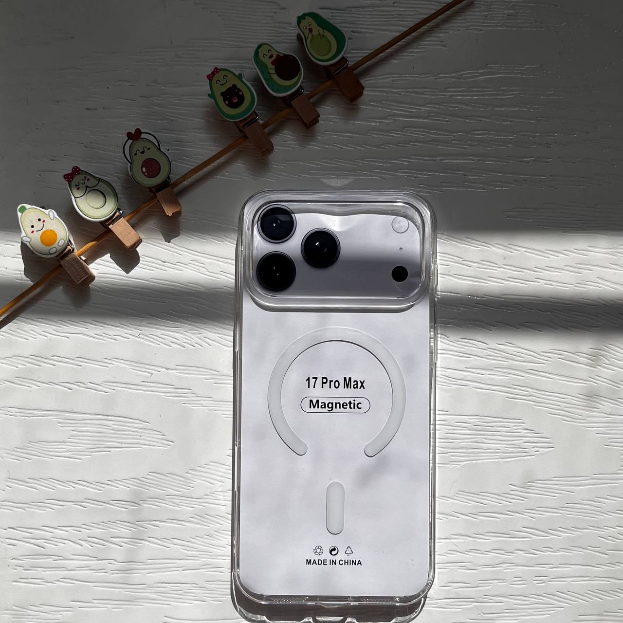 قاب گوشی آیفون ip 17 pro max - مک سیو دار - شیک و لوکس
