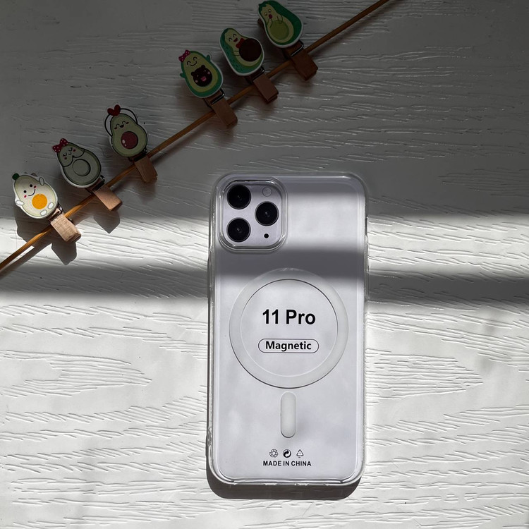 قاب گوشی آیفون ip 11 pro - مک سیف دار - شیک و لوکس -شفاف