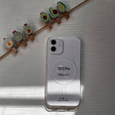 قاب گوشی آیفون ip 12 / 12pro - مک سیف دار و شفاف - شیک