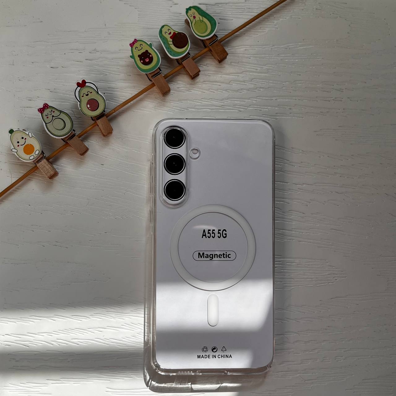 قاب گوشی سامسونگ A55 (5g) - مک سیف دار - شیک و شفاف